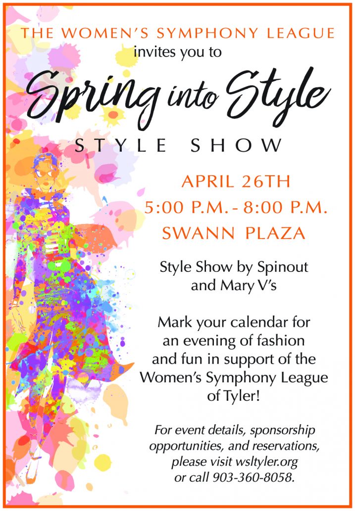 Spring Style Show Women's Symphony League of Tyler